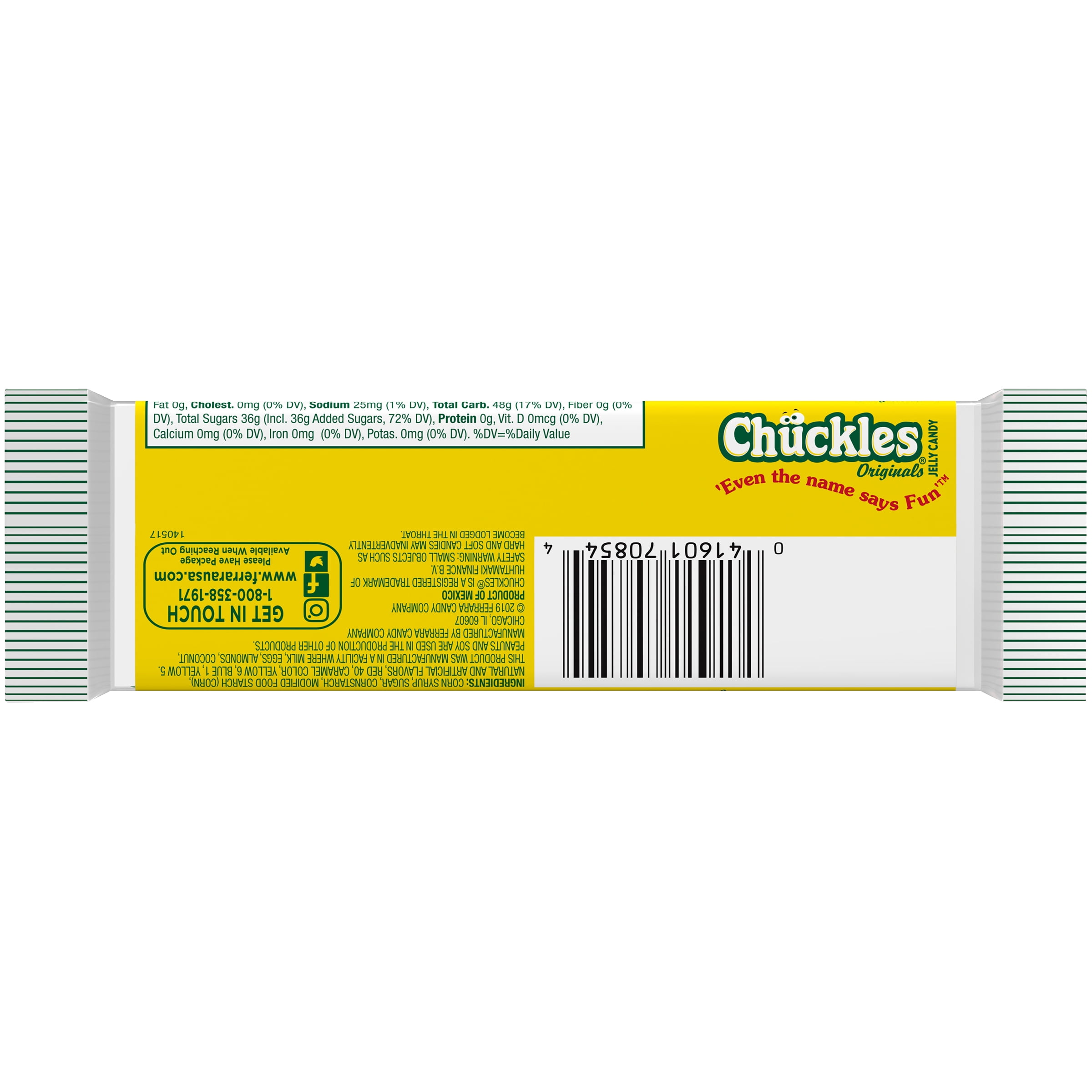 Chuckles Jelly Candy, Fruit Flavored Candy, 2 Ounce