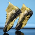 thumbnail image 4 of Botas de fútbol para hombre, botas de fútbol para niños, botines de fútbol profesionales para mujer, calzado antideslizante para fútbol TF/FG, calzado de fútbol para exteriores, 4 of 5
