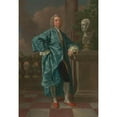 thumbnail image 2 of Francis Hayman 11x14 Gold Ornate Wood Frame and Double Matted Museum Art Print Titled - Dr. Charles Chauncey, M.D. (1747), 2 of 4