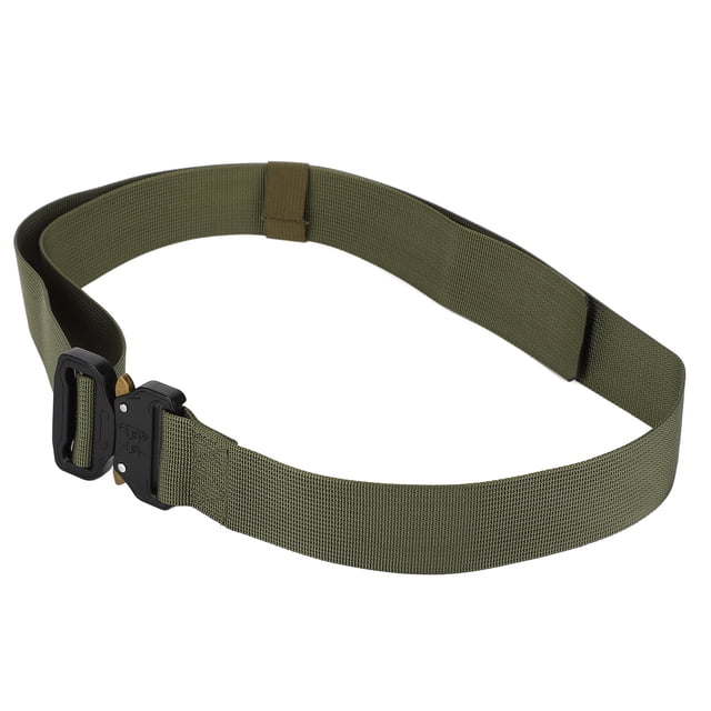 Cinturón de cintura de liberación rápida, sencillo, elegante, duradero, impermeable, a prueba de sudor, multiusos, cinturón táctico para exteriores, color verde