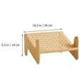 thumbnail image 2 of BESTYASH Estantería Para Zapatos De Plástico Amarillo Con Patrón Ventilado Para Espacio Reducido, 2 of 7