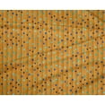 thumbnail image 4 of oneOone Tissu Polyester Lycra Jaune Moutarde Texture Géométrique Matériel de Robe Tissu Imprimé Tissu au Mètre 56 Pouces de Large, 4 of 4