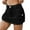 Black, variant on Skirts for Womens Low Waisted Fall Winter Casual Bag Hip Short Skirt Mini Skirt Half Skirt with Slit