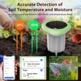 thumbnail image 4 of Sensor De Suelo Inteligente, Vista De Datos Históricos Sensor De Suelo Con Energía Solar Prueba De Temperatura De Humedad Detección De Nivel De Luz Para Plantas De Interior, 4 of 7