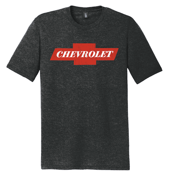 1958 Chevrolet Logo Tee- Black XL