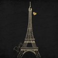 thumbnail image 3 of Kimberly, Allen 12x12 Black Modern Framed Museum Art Print Titled - Paris Gold 1, 3 of 5
