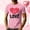 Pink(New), variant on PNTUTB Men's Stylish Valentine's Day Heart Print Crew Neck Short Sleeve Comfort Casual Loose Sports T Shirt