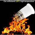 thumbnail image 3 of Bet Convertidor de casquillo B22 a E27, adaptador de casquillo para bombillas LED y bombillas halógenas, potencia máxima 200 W, 0250 V, resistente al calor 120 grados, paquete de 10, 3 of 5