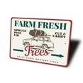 thumbnail image 4 of Farm Fresh Trees Christmas Aluminum Metal Decor Sign - 10x14 inches, 4 of 4