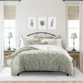 thumbnail image 2 of 6ix Tailors Osha Taupe/Beige Comforter and Pillow Sham(s) Set California King, 2 of 5