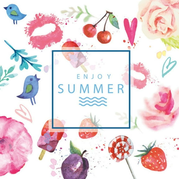 Keep Unique Summer Paper Napkins, Decoupage Napkins Fruit - Assorted Color 20/Pack,