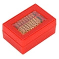 thumbnail image 3 of Chinese Ancient Abacus, Mini Brass Abacus 9 Gears Chinese Math Calculating Tool Educational Learning Gift For Kids Adult Collection 1.5in, 3 of 8