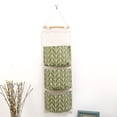 thumbnail image 1 of Home Textile Storage Clearance 3 Grids Wall Hanging Storage Bag Organizer Toys Container Decor Pocket Pouch, Home Textile Home Textile Storage, 1 of 4