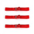 thumbnail image 1 of Standard 2 Point Red Lap Bench Seat Belt Kit for 1944-1952 Jeep Willys - 3 Belts, 1 of 1