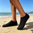 thumbnail image 6 of IEMIEMIEM Women's Men's Water Shoes Lightweight Soft Barefoots Quick Drying Aqua Socks for Hiking Swim Beach Surf Yoga Sport Black 5 Women, 6 of 6