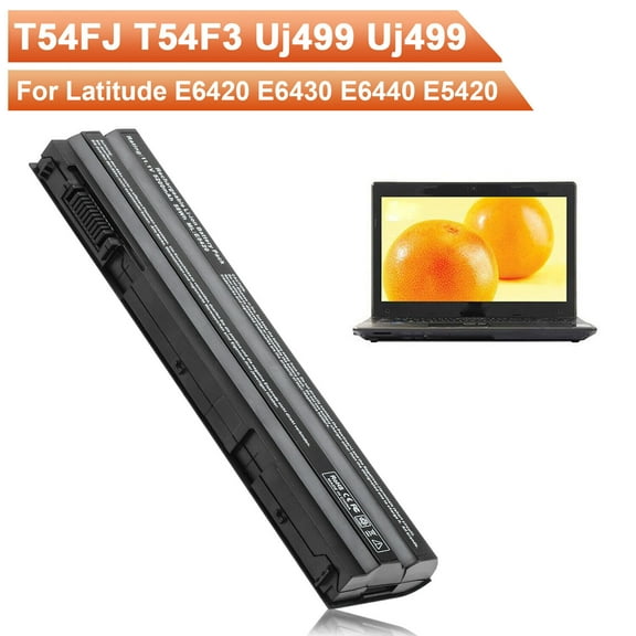 2x Batteries Part T54FJ 6420 Laptop Battery for Dell Latitude E5420 E5520 E6420 E6520