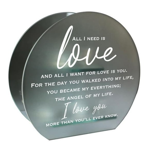 Cottage Garden MCHR2GY All I Need Is Love Candle Holder
