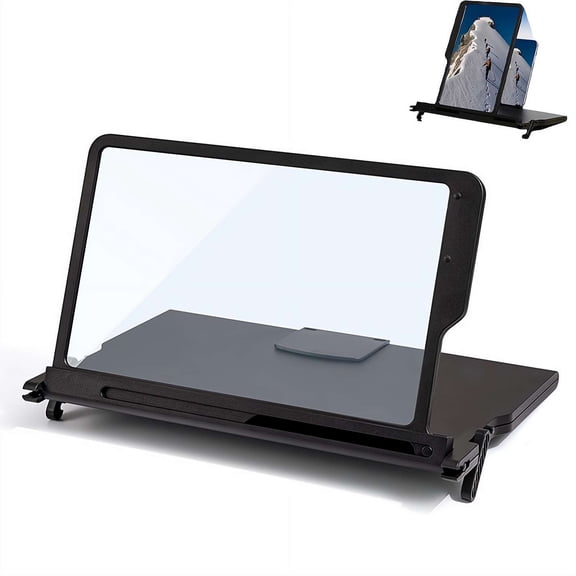 Screen Magnifier for Cell Phone, HD Magnifing Screen Enlarger Projector for Movies Videos and Gaming