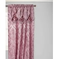 thumbnail image 2 of Elegant Comfort Penelopie Jacquard Look Curtain Panel Set, 54 by 84 inch, Purple, Set of 2, 2 of 2