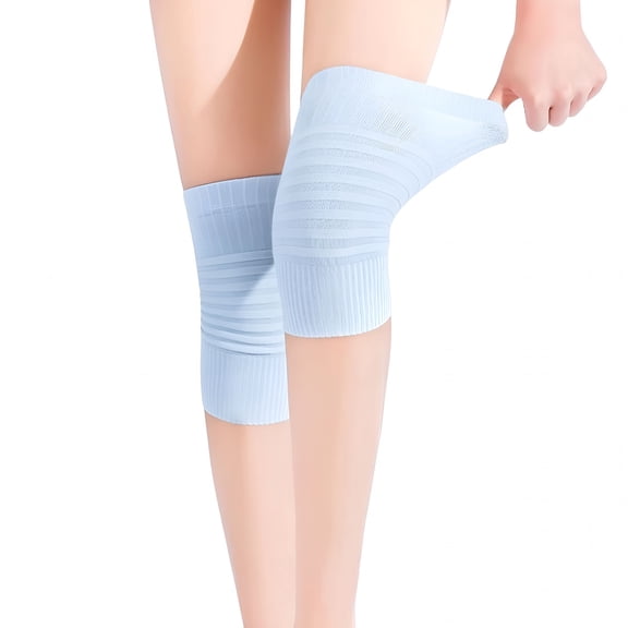 BESTSKY Sports Knee Compression Sleeve - 1 Pair - Non-Slip Breathable Stretch - Men Women - Fitness Running Cycling - Joint Protector - Knee Pad Brace - Knee Support Guard