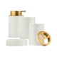 thumbnail image 4 of Juego de 4 accesorios de baño, jabonera para encimera, regalo de inauguración de la casa Blanco, 4 of 9