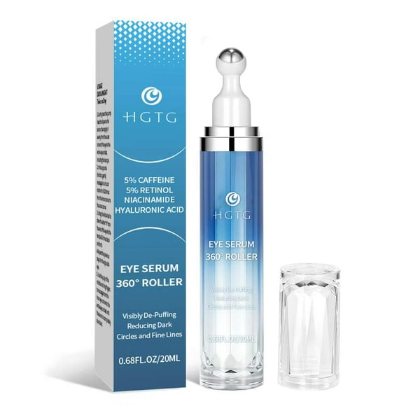 Sérum para ojos HGTG con 5% de cafeína y 5% de retinol antienvejecimiento