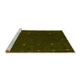 thumbnail image 2 of Ahgly Company Machine Washable Indoor Rectangle Abstract Yellow Contemporary Area Rugs, 8' x 12', 2 of 4