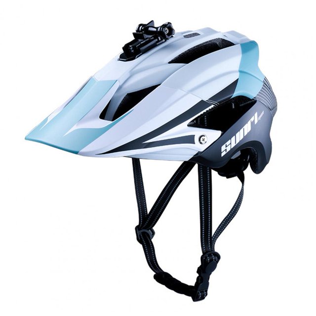 Casco de ciclismo para hombre, protector de cabeza para Bicicleta de montaña y carretera, color negro mate, de ala grande, para deportes al aire libre, novedad Fivean Cascos de ciclismo