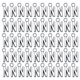 thumbnail image 1 of 50pcs alfabeto inglés N colgante encantos de aleación accesorios de fabricación de joyas de bricolaje para collar pulsera (plata antigua), 1 of 5