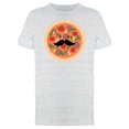 thumbnail image 1 of Hipster Pizza With Mustache Tee Men's -Image by Shutterstock, 1 of 2