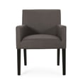 thumbnail image 2 of Spaco Club Chair, Accent Chair, Modern Living Room Chair Arm Chair Barrel Chair with Legs and Padded Seat for Bedroom Reception Room, Gray, 2 of 11