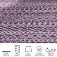 thumbnail image 6 of Safavieh Madison Olivia Geometric Area Rug, Fuchsia/Navy, 5'3" x 7'6", 6 of 12