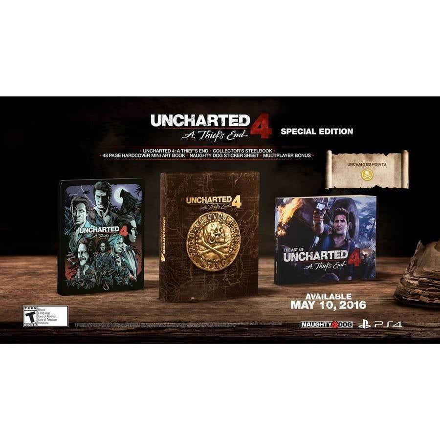 Hysterisk grim Begivenhed Uncharted 4: A Thief's End™ Special Edition PlayStation 4 - Walmart.com
