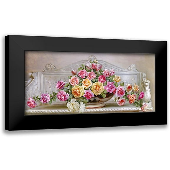 Buzin, Igor 14x9 Black Modern Framed Museum Art Print Titled - Crimean roses