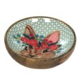 thumbnail image 2 of Tabletop Rabbit Bowl. Bunny Easter Spring In0281 Teal, 2 of 3
