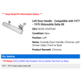thumbnail image 2 of Left Door Handle - Compatible with 1977 - 1979 Oldsmobile Delta 88 1978, 2 of 2