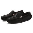 thumbnail image 3 of Men's Casual Loafers Slip On Leather Shoes Male Lightweight Driving Shoes Moccasins Classic Penny Loafer Flats Boat Shoes Outdoor Walking Shoes, 3 of 18