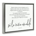 thumbnail image 4 of Stupell Industries Se la Niña Amable Inspirational Quotes & Sayings Painting Gray Floater Framed Art Print Wall Art, 31 x 25, 4 of 10