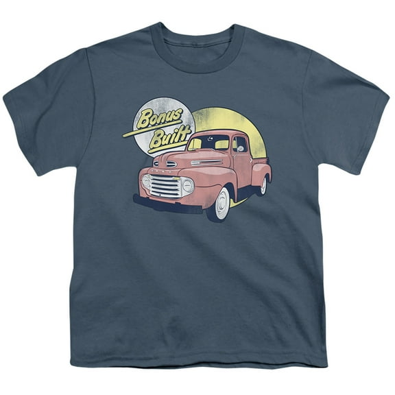 Ford Trucks 1950 F1 Bonus Built S/S Youth 18/1 T-Shirt Slate