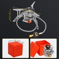 thumbnail image 4 of 5800W Portable Foldable Camping Gas Stove with 3 Burner Cores, Stove Adapter & Carrying Box for Outdoor Backpacking Hiking Picnic, 4 of 7