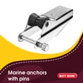 thumbnail image 2 of Speravity Estante de rodillos de ancla de proa de barco, rodillos de nailon de acero inoxidable, soporte de anclajes, piezas de repuesto para barcos para Bombillas para automóviles Speravity VI001933-00, 2 of 5
