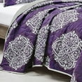 thumbnail image 4 of Wellco 3 piece bedspread All Season Bedding Queen size Comforter Set, Ultra Soft Polyester Elegant Bedding Comforters——Lachlan blanket, 4 of 5