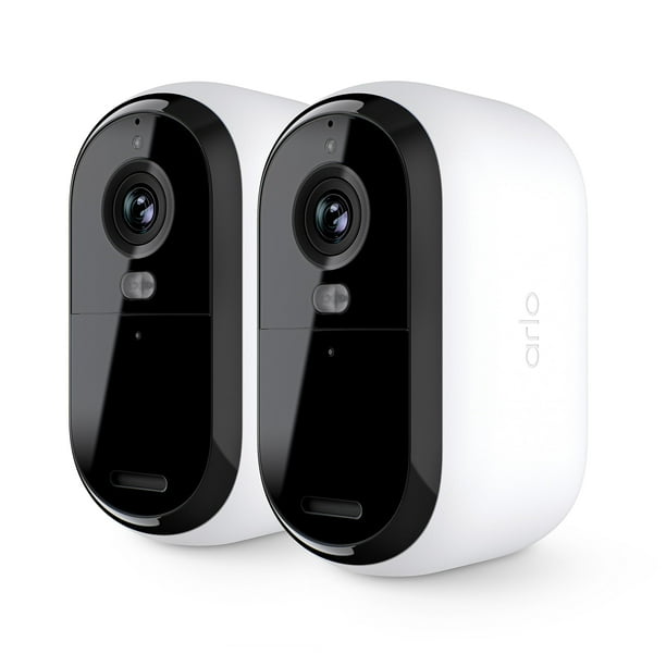 Cámara de seguridad Arlo Essential 2K de segunda generación para interiores/exteriores x2