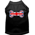 thumbnail image 6 of Pet Dog  Cat Shirt Screen Printed, "Bone Shaped United Kingdom Flag", 6 of 10