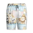 thumbnail image 4 of Fotbe Cute Animals Pajama Shorts for Men, Men's Pajama Bottoms, Sleepwear,Short Pajama Pants-3X-Large, 4 of 9