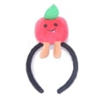 thumbnail image 2 of Tocado - Linda diadema de sandía y manzana Muñeca de dibujos animados Linda diadema Linda diadema para lavar la cara Venta de accesorios para brotes -2 piezas brillar Electrónica, 2 of 5