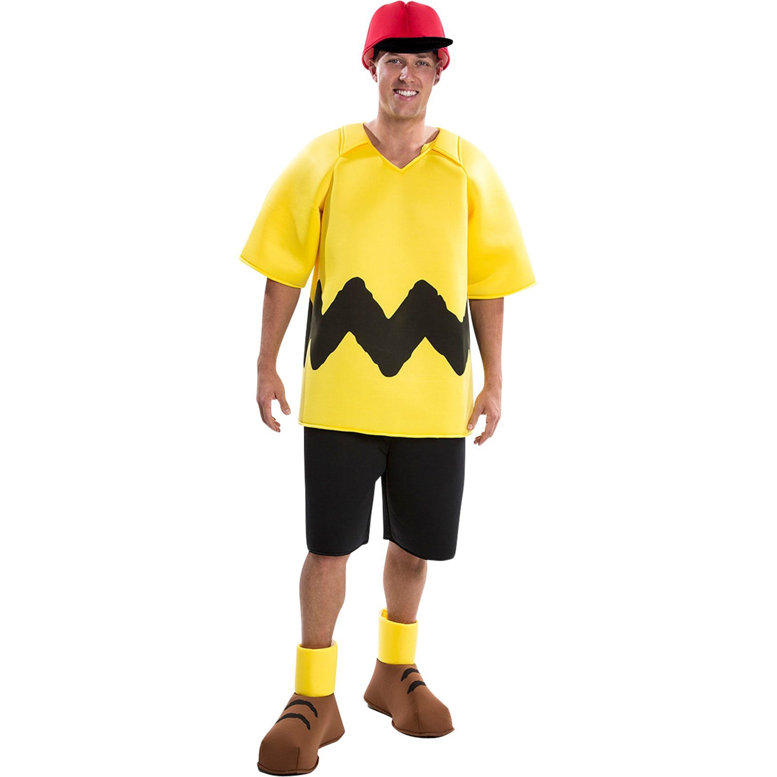 Charlie Brown - Charlie Brown Deluxe Adult Halloween Costume, Wal-mart, Wal...