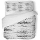 thumbnail image 1 of Juego de Ropa de Cama ABPHQTO de 3 Piezas Patrón Blanco y Negro a Mano Funda nórdica de invierno moderna con 2 fundas de almohada, 1 of 1