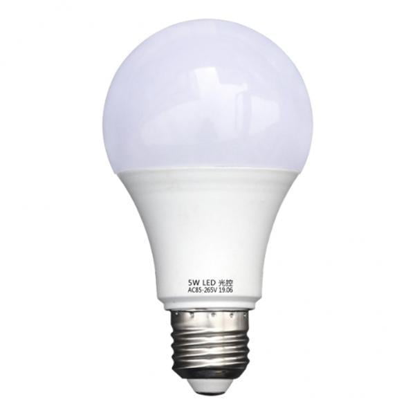 Bombilla LED con sensor Dusk Till Dawn Hugo 5W para exteriores e interiores 6500K