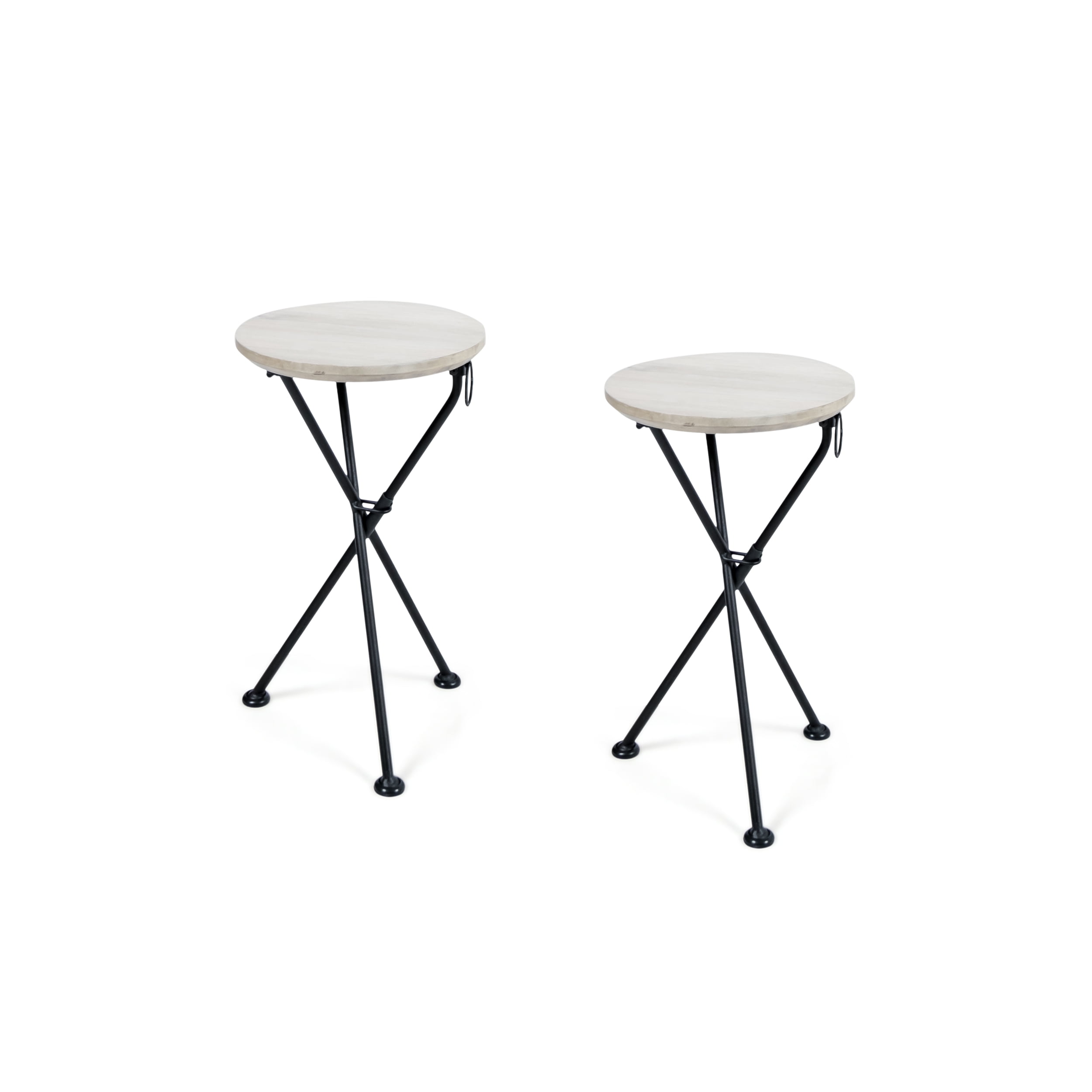 Felix Outdoor Portable Foldable Finished Acacia Wood Side Table ,Light